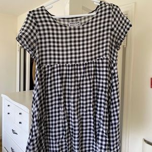 American apparel checkered top